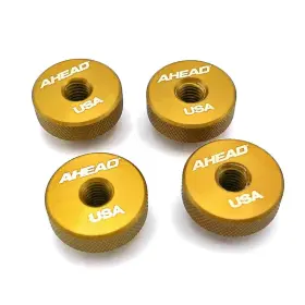 Ahsn-gld AHEAD Nuts Knurled Cymbal Washer Ahsn-gld AHEAD Nuts Knurled Cymbal Washer