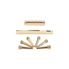 717340826480 ALNICOV Bridge Pins Guitar Saddle Nut Set