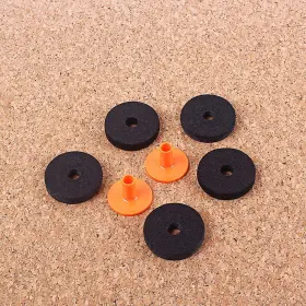 CP016333 ALNICOV Drum Cymbal Stand Felt Washers Flanged Slee CP016333 ALNICOV Drum Cymbal Stand Felt Washers Flanged Slee