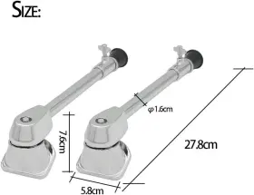 ALOMEJORGXR8GB5EO3 ALOMEJOR Drum Spurs Pedal Bracket Iron #3