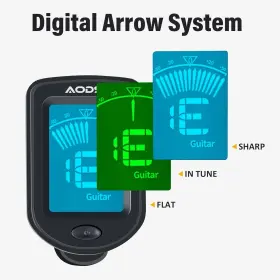 AK-TU3 AODSK Clip Guitar Tuner Digital #2