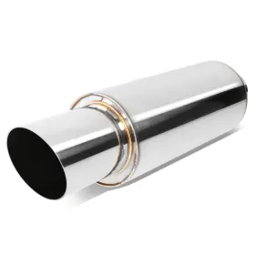 ADEXAMF004T1 AUTO DYNASTY Straight Muffler Double Walled ADEXAMF004T1 AUTO DYNASTY Straight Muffler Double Walled