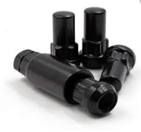 40500XLBK AVN MOTORSPORTS Locking Lug Nuts Wheel Locks Tall