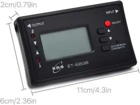 709930568801 GUITAR Ayevision Chromatic Tuner Electric Bass #3