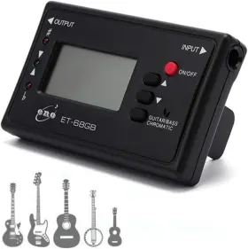 709930568801 GUITAR Ayevision Chromatic Tuner Electric Bass