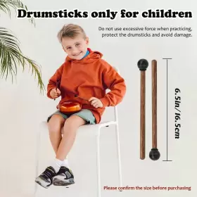 HAOSIEGSVKFRZUI4 DRUM Haosie Steel Tongue Mallets Rubber #2