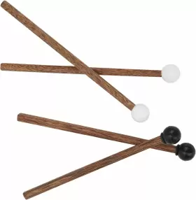 HAOSIEGSVKFRZUI4 DRUM Haosie Steel Tongue Mallets Rubber