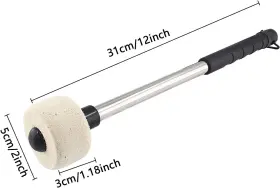 KYU23010918 BASS Kyuionty Pack Felt Head Drum Mallets Sticks #2 KYU23010918 BASS Kyuionty Pack Felt Head Drum Mallets Sticks #2