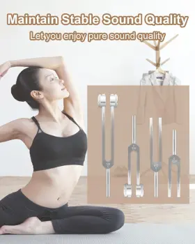 TUNINGFORK02 BRAND Ochiki Alloy Tuning Fork Set Rubber #2