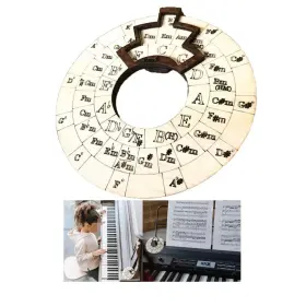 BB-WMT-C1 BRAND Phimiita Wooden Melody Tool Circle Fifths