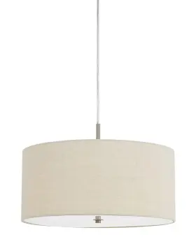 CALFX-3628-1P DRUM Addison Linen Pendant