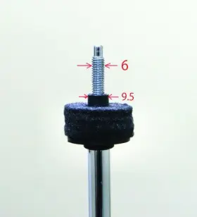 3725008 CAOPUS Canopus Jeff Hamilton Flat Base Cymbal Stand #3