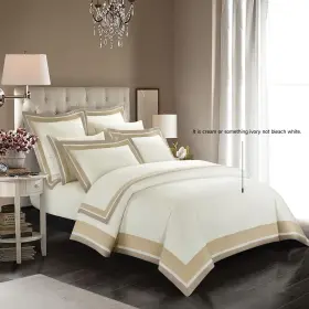 Casa Bolaj Designed To Dream 729043660353 Bicolore Collection Duvet Covers Set 3 Pieces Do Not Include Filling Classic