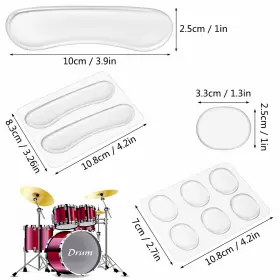 014813990793 CCOZN Drum Dampeners Gel Pads Dru #2 014813990793 CCOZN Drum Dampeners Gel Pads Dru #2
