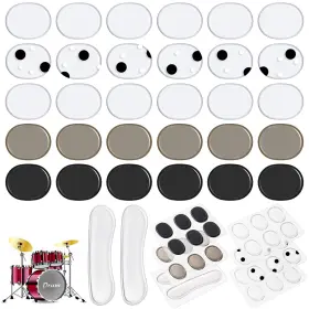 014813990809 CCOZN Drum Dampeners Gel Pads Dru 014813990809 CCOZN Drum Dampeners Gel Pads Dru