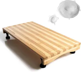 BCBAL550 CEAZ Cutting Board Legs Raised Stovetop Cover Wood
