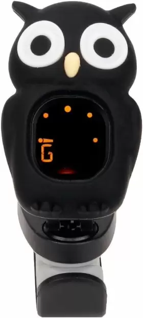 10791942 CLIP ON TUNER Cartoon Bass Owl #3
