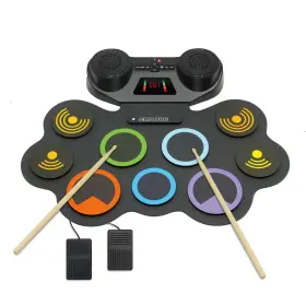 818907027071 CROOVE Drum Kids Pads Pedals Rechargeable Fo