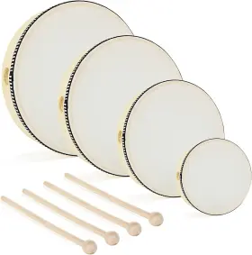 DJUS-220706 DAJAVE Pack Drum Stick Natural Wood