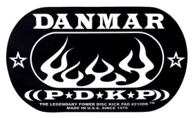 210DKF DANMAR PERCUSSION Double Kick Bass Drum Impact Pad
