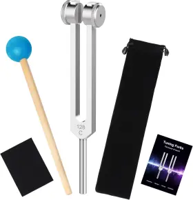 DD-E128YC-JM DIDIBIRDI Tuning Fork Alloy Silicone Hammer DD-E128YC-JM DIDIBIRDI Tuning Fork Alloy Silicone Hammer