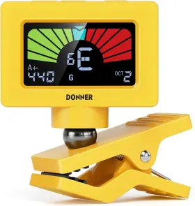 DT-10-YL DONNER Guitar Tuner Clip Magnetic DT-10-YL DONNER Guitar Tuner Clip Magnetic