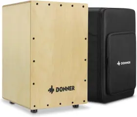 EC1291 DONNER Cajon Box Drum Percussion Wooden