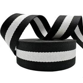 717428294835 DORTRUE Webbing Strap Yard Striped Bag
