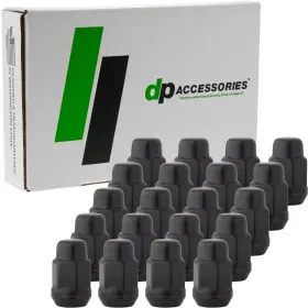 D3115BK-20 DPACCESSORIES Lug Nuts Closed End Bulge Acorn