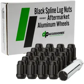 DHYGNC01A-BK-1 DPACCESSORIES Lug Nuts Hyundai Genesis Blac
