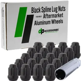LCS3N8HE2BK04020 DPACCESSORIES Lug Nuts Wheels Closed End Dup