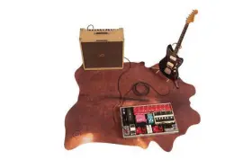 428641 DRUM N BASE Vegan Cow Rug Betsy #3