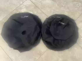 853787006143 DRUMTEE Drum Cymbal Mutes Set