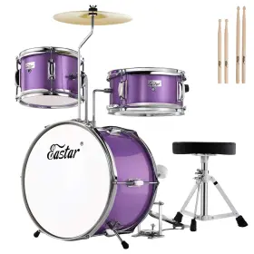EDS-180MPE EASTAR Drum Set Beginners Junior Bass Tom Kit EDS-180MPE EASTAR Drum Set Beginners Junior Bass Tom Kit
