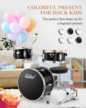 EDS180 EASTAR Drum Set Kids Beginners #3