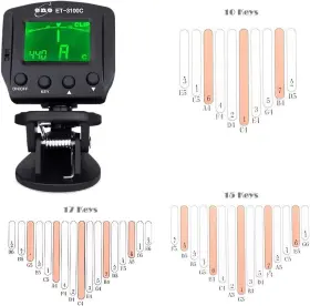 ET-3000C ENO MUSIC Keys Thumb Piano Tuner Clip Chromatic #3