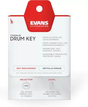 696539586636 EVANS Torque Key Drum Tuner Magnetic Tuning #3 696539586636 EVANS Torque Key Drum Tuner Magnetic Tuning #3