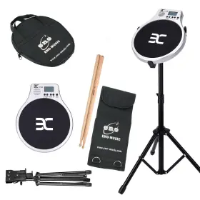 953703507434 EX Drum Pad Set Stand Bag Drumsticks Porta