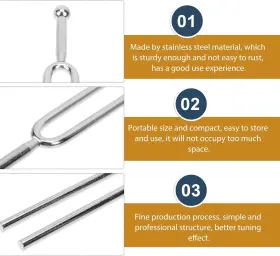 IIW210310STZCFCFP EXCEART Cello Tuning Tool Viola Violin Fork #2