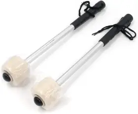 JS1121712 FARBOAT Drum Mallet Stick Wool Felt Head Steel