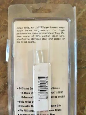 FCS-13 FAT CAT Strand Dual Snappy Drum Wires Snares #2