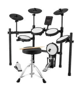 FED900W FESLEY Electric Drum Set Mesh Pads Dual Zone Snare