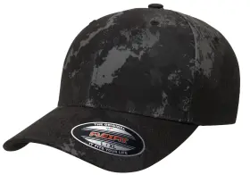 6277VC FLEXFIT Unisex Veil Camo Baseball Cap Poseidon