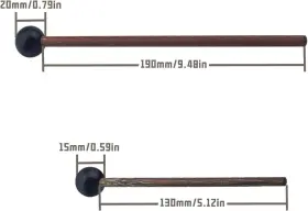 2024034-01 FLYLIN Percussion Steel Tongue Drum Mallet Wood #3