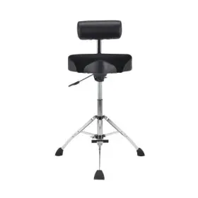 9808HMTB GIBRALTAR Tall Hydraulic Cordura Saddle Stool Backre