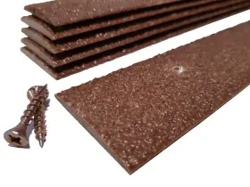 5-400MM-BROWN GREENTEC Anti Slip Decking Strips Pack Grp
