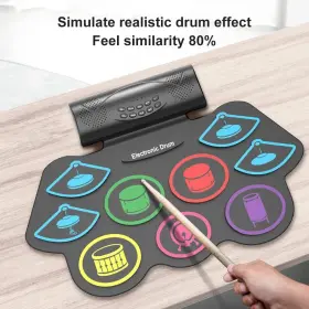 880370915254 GUAZI STORE Rolled Drum Set Beginners Bluetooth #2 880370915254 GUAZI STORE Rolled Drum Set Beginners Bluetooth #2