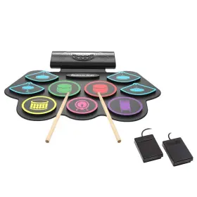 880370915254 GUAZI STORE Rolled Drum Set Beginners Bluetooth 880370915254 GUAZI STORE Rolled Drum Set Beginners Bluetooth