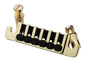 G-BRIDGE-005GOLD GUYKER Guitar Bar Bridges Tailpiece Golden
