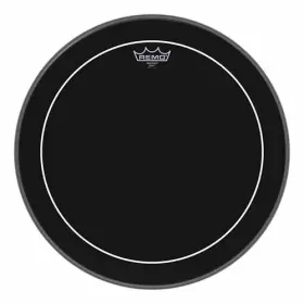 3700600 HAL LEONARD Bass Pinstripe Ebony Remo Drum Heads